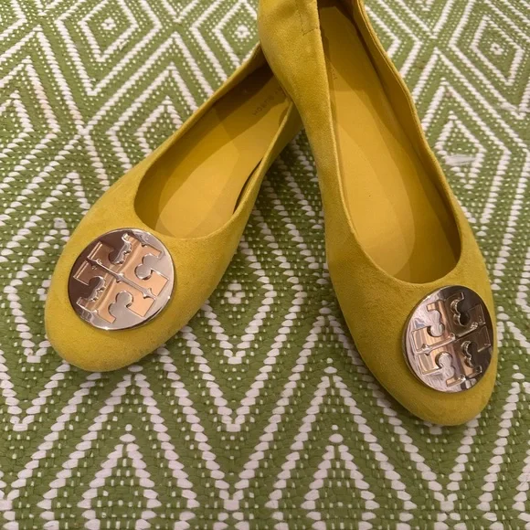 Tory Burch Yellow Ballet Flats - Picture 6 of 7